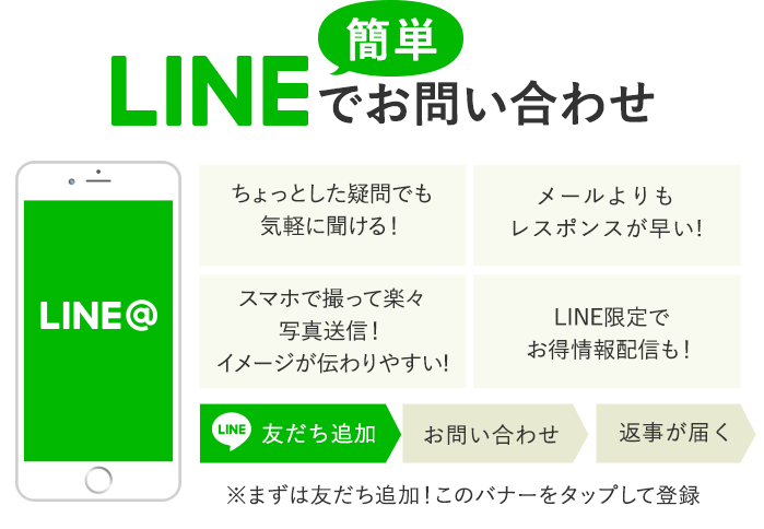 LINEでお問い合わせ