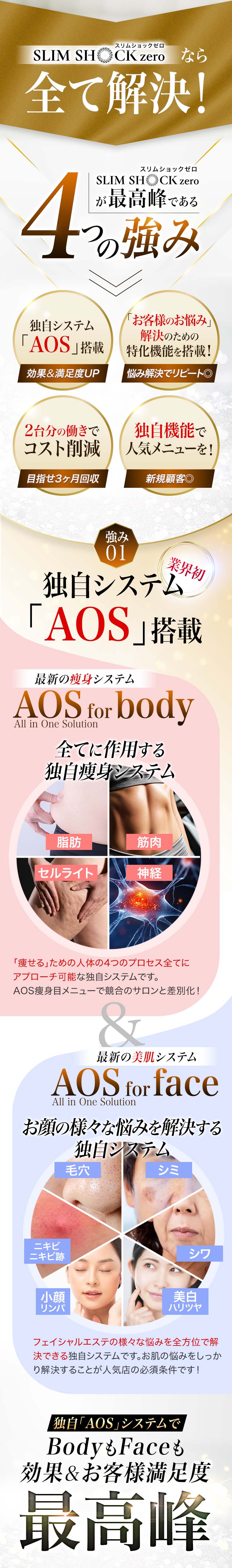 【正規エステ機器】スリムショックゼロ定価250万 1台14役の業務用エステマシン】スリムショックシリーズ最新の